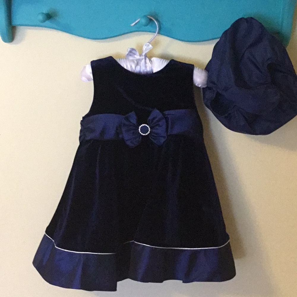 Rare Editions 18m dress w/ diaper cover.